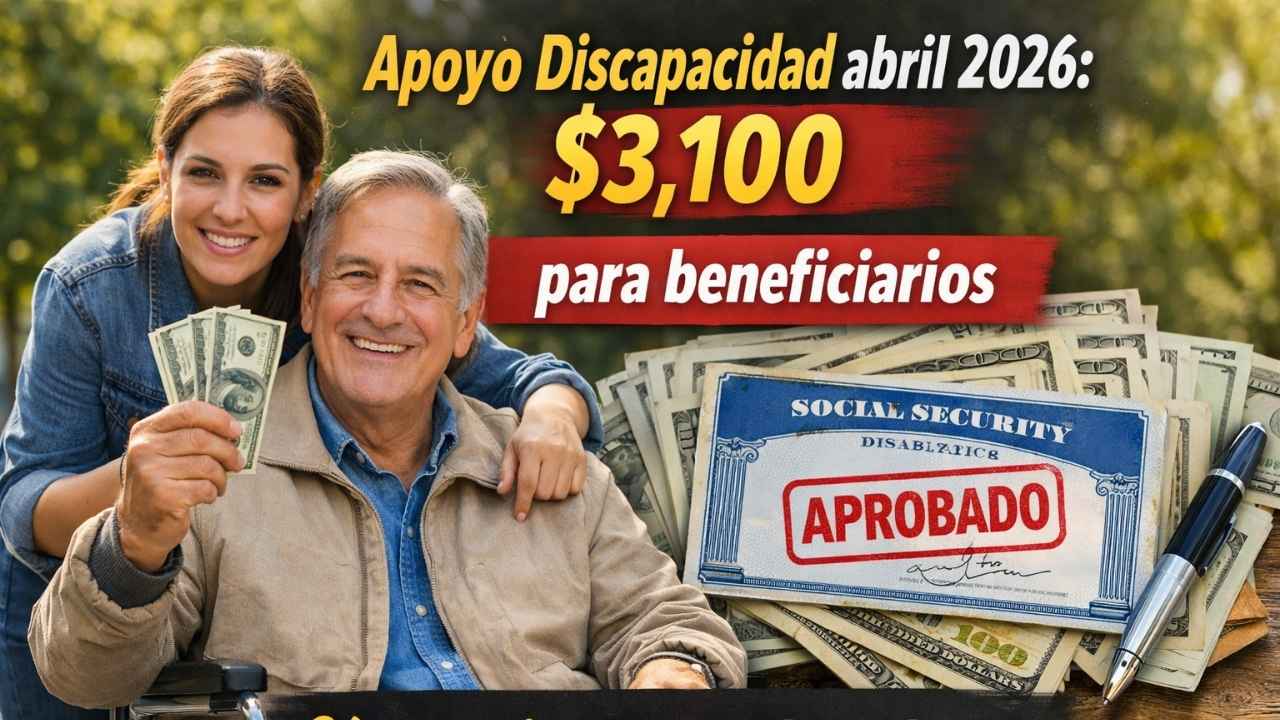 Apoyo Discapacidad abril 2026: $3,100 para beneficiarios, cómo registrarse y cobrar el pago